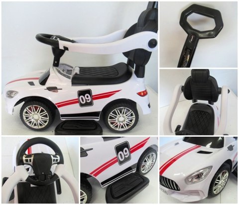 JEŹDZIK J7 PCHACZ DLA DZIECKA 3w1 MELODIE + SCHOWEK