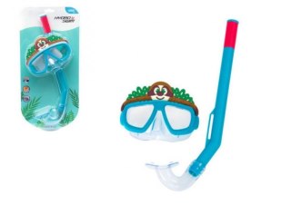 Maska Do Nurkowania Z Rurką Zwierzątka Niebieska Bestway 24059