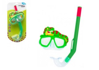 Maska Do Nurkowania Z Rurką Zwierzątka Zielona Bestway 24059