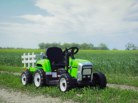 Traktor na Akumulator z Przyczepą XMX611 Zielony