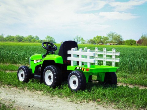 Traktor na Akumulator z Przyczepą XMX611 Zielony