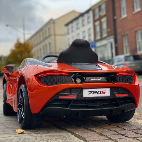 Auto na Akumulator Mc Laren 720S Pomarańczowy Lakier