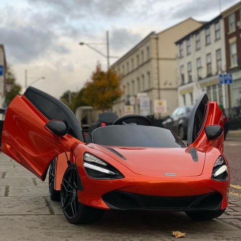 Auto na Akumulator Mc Laren 720S Pomarańczowy Lakier