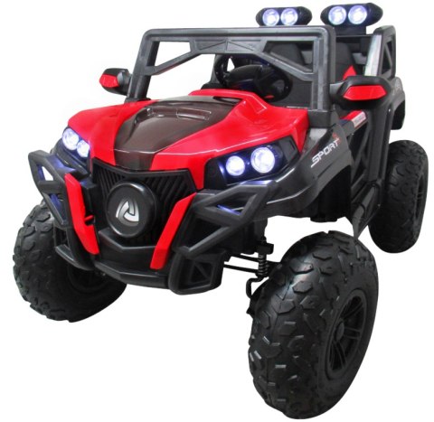 Auto BUGGY x9 pompowane koła 4x4 czerwony