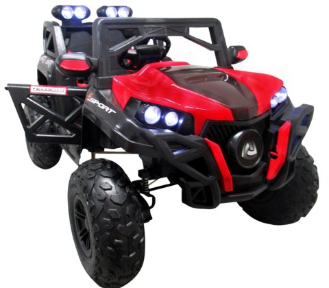 Auto BUGGY x9 pompowane koła 4x4 czerwony