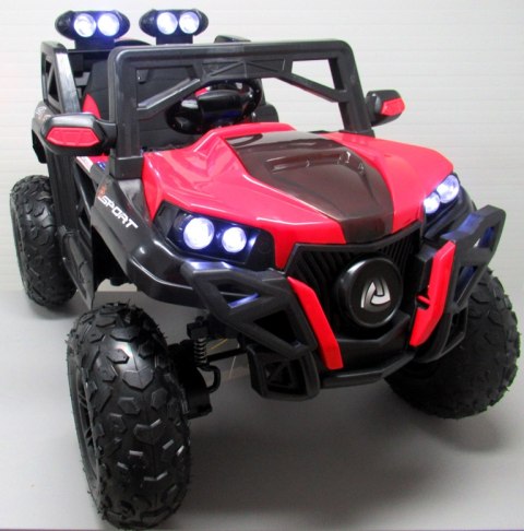 Auto BUGGY x9 pompowane koła 4x4 czerwony