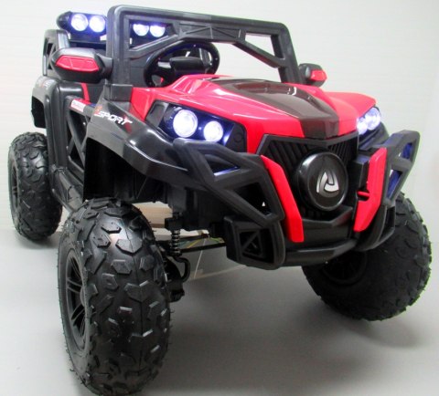 Auto BUGGY x9 pompowane koła 4x4 czerwony