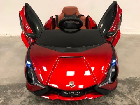 Auto na akumulator Lamborghini Sian Czerwony Lakierowany