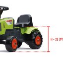 FALK Traktorek Baby Claas Axos 310 Zielony z Przyczepką od 1 roku