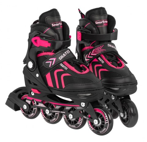 Rolki, Łyżwy, Zestaw 4w1 29-33 Różowe