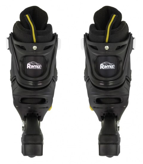 Rolki, Łyżwy, Zestaw 4w1 31-34 Żółte