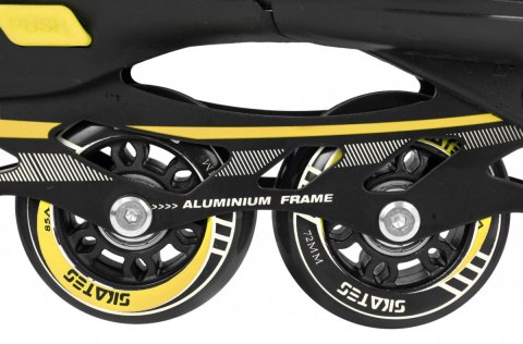 Rolki, Łyżwy, Zestaw 4w1 39-42 Żółte