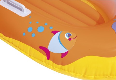 Dmuchany Ponton Dla Dzieci 119 cm x 79 cm Pomarańczowy Bestway 34009