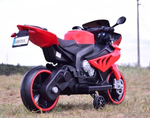 MOTOR ŚCIGACZ POWER 8798 2 SILNIKI, DWA AKUMULATORY - PIERWSZY MOTOREK DLA DZIECKA, ŚWIECĄCE KOŁA, GAZ W MANETCE/FT8798-HAND