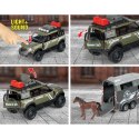 MAJORETTE Grand Land Rover Zestaw Dżokeja 25cm