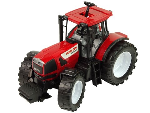 Traktor Czerwony Wywrotka Żółta Ciągnik 50 cm