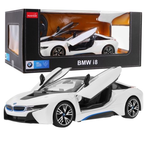 Autko R C BMW i8 Biały Otwierane Drzwi 1 14 RASTAR