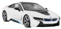 Autko R C BMW i8 Biały Otwierane Drzwi 1 14 RASTAR