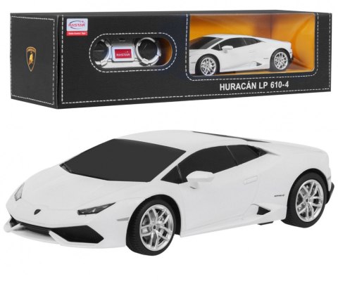 Autko R C Lamborgihini HURACAN LP610-4 Biały 1 24 RASTAR