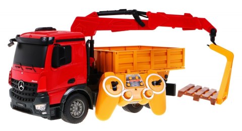 Autko R C Mercedes-Benz Arocs 2 4G Dźwig HDS Double E