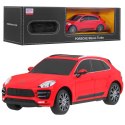 Autko R C Porsche Macan Turbo Czerwone 1 24 RASTAR