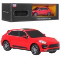 Autko R C Porsche Macan Turbo Czerwone 1 24 RASTAR