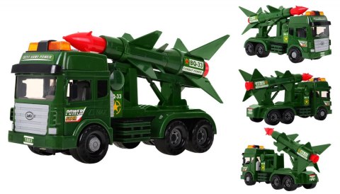 Autko Wojskowe z Wyrzutnią Rakiet Dźwięki