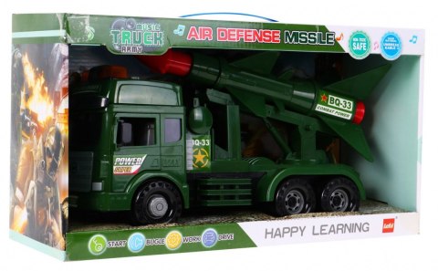 Autko Wojskowe z Wyrzutnią Rakiet Dźwięki