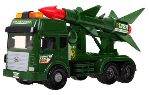 Autko Wojskowe z Wyrzutnią Rakiet Dźwięki