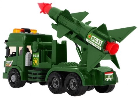 Autko Wojskowe z Wyrzutnią Rakiet Dźwięki