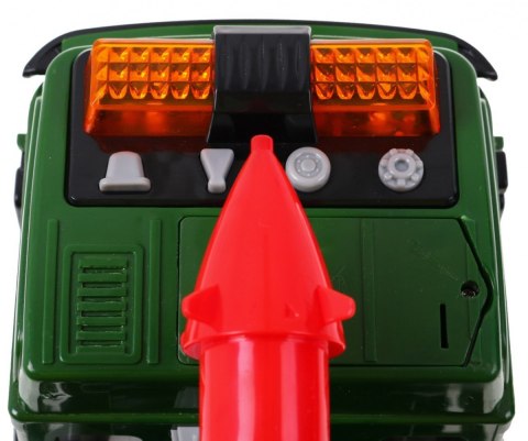 Autko Wojskowe z Wyrzutnią Rakiet Dźwięki