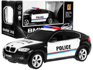 Auto 1 24 R C Licencjonowany Radiowóz Bmw X6 Policja Czarny