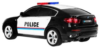 Auto 1 24 R C Licencjonowany Radiowóz Bmw X6 Policja Czarny