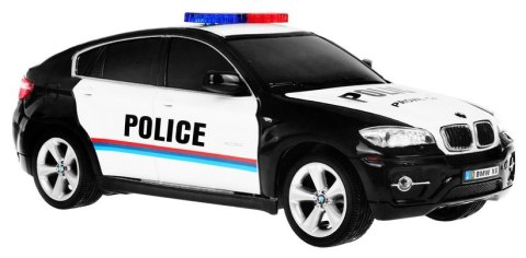 Auto 1 24 R C Licencjonowany Radiowóz Bmw X6 Policja Czarny