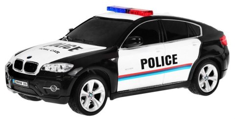 Auto 1 24 R C Licencjonowany Radiowóz Bmw X6 Policja Czarny