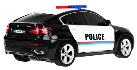 Auto 1 24 R C Licencjonowany Radiowóz Bmw X6 Policja Czarny