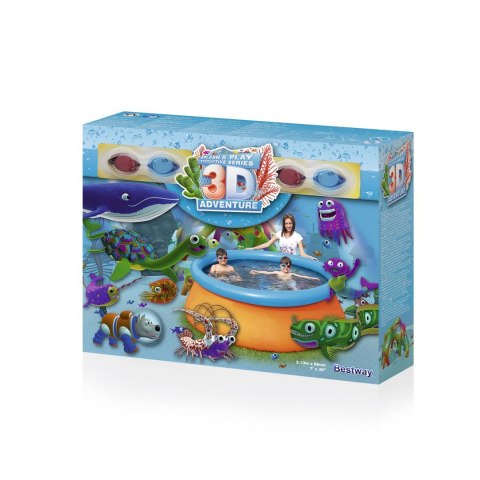 Basen 3D Wodna Przygoda Okulary 213 66 cm BESTWAY