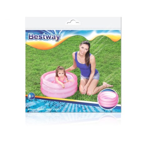 Basen Brodzik Różowy 70 x 30 cm BESTWAY