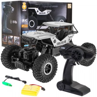 Crawler R C MONSTER 1:18 Srebrny