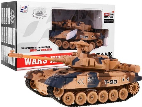 Czołg R C 2 4G Z Dymemm 1 18 Tarcza Pustynny