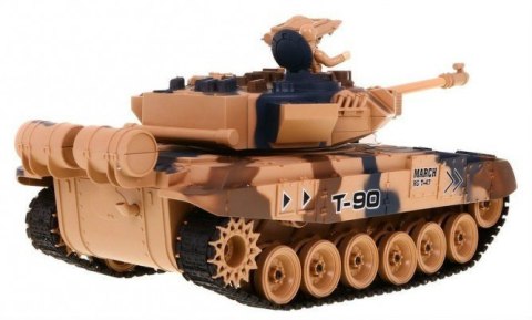 Czołg R C 2 4G Z Dymemm 1 18 Tarcza Pustynny