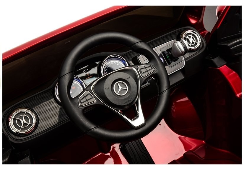 Pojazd Mercedes X Czerwony Lakierowany + LCD