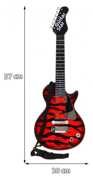 Gitara Elektryczna Rockowa Czerwona