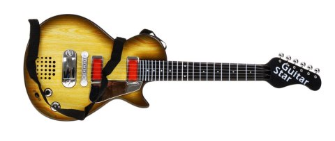 Gitara Elektryczna Rockowa Stylizacja Drewna
