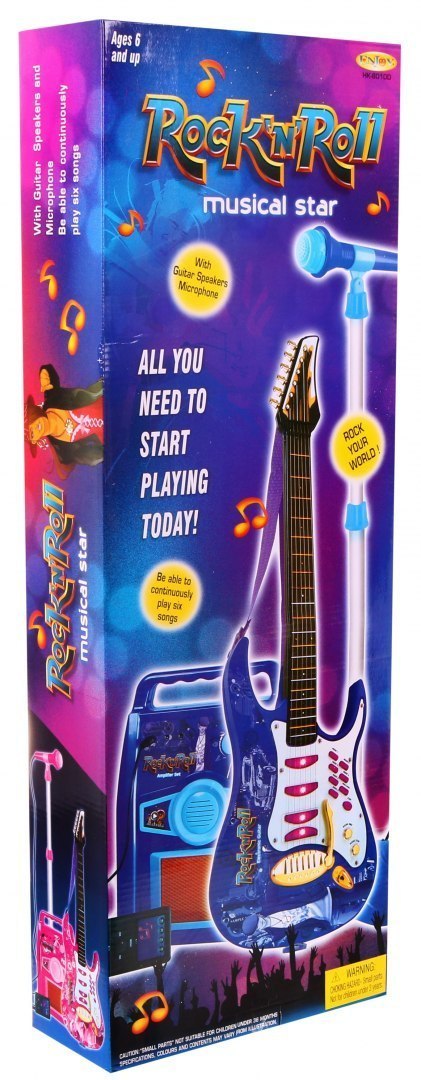 Gitara Elektryczna Wzmacniacz Czerwona