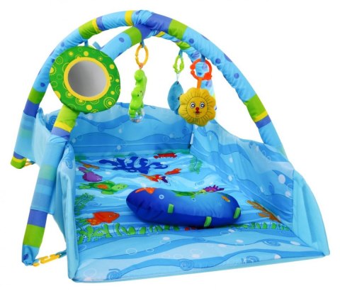 Mata Leżanka Dla Maluszka Niebieska