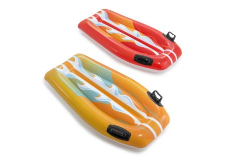 Materac Deska RIDER 112 x 62 cm INTEX Pomarańczowa