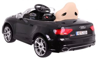 Pojazd Audi RS5 Miękkie Siedzenie 2 4G Czarny