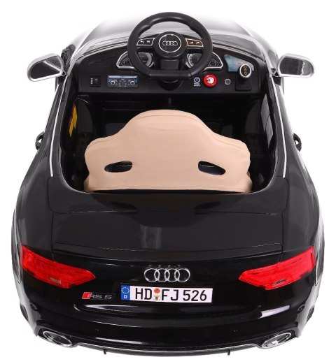 Pojazd Audi RS5 Miękkie Siedzenie 2 4G Czarny