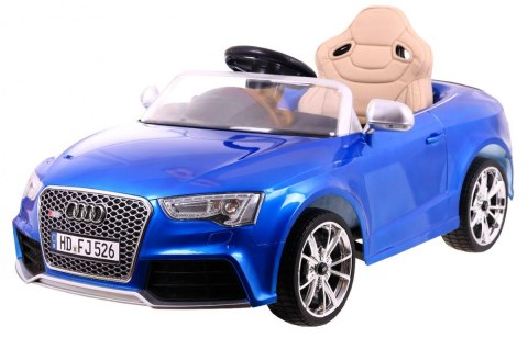 Pojazd Audi RS5 Miękkie Siedzenie 2 4G Lakierowny Niebieski